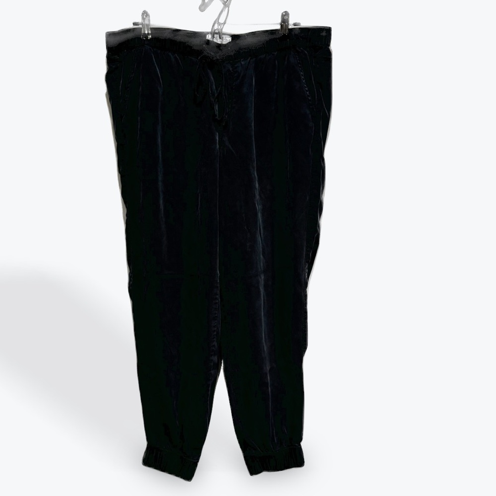 Nine West Black Chambray Jogger Pants